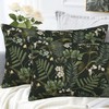 Naqiuli Spring Floral Throw Pillow Covers Set of 2 Green