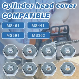 AUMEL 8 Pcs/lot Chain Sprocket Cover Bar Nut Kit for STIHL MS171 MS181 MS192T MS211 MS231 MS251 MS291 MS311 MS361 MS362 MS391 MS441 MS461 Chainsaw Replacement Parts
