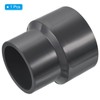 PATIKIL PVC Reducer Pipe Fitting 2.5x2 Inch Socket, Straight Coupling