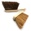 Twin Pack Soft & Stiff Hand Brush Deal Natural Coco