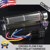 225FWY Hi-TECH 8” CROSS FLOW CAR STEREO AMPLIFIER COMPONENT COOLING