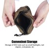 Belt Zipper Pouch, Canvas Compact Utility Organizer Waterproof Waist Pack
