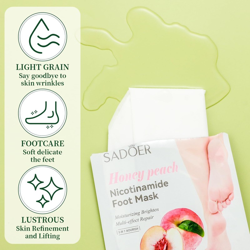 12 Pcs Fruits Beauty Hand Foot Mask Bulk for Women