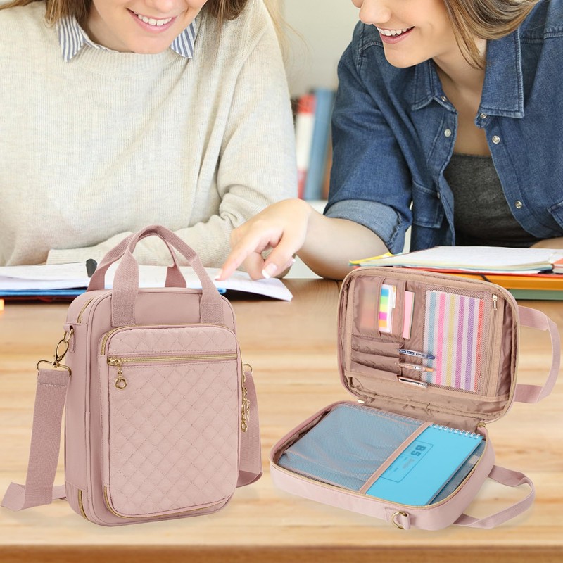 Teamoy Multi-Functional Journal Supplies Storage Case, Notebook Holder with Pen