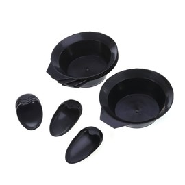 TOVINANNA Hairdressing Essentials Set 5-piece Hair Dye Tools Professional Hair Coloring Kit Tinting Tools Home Use