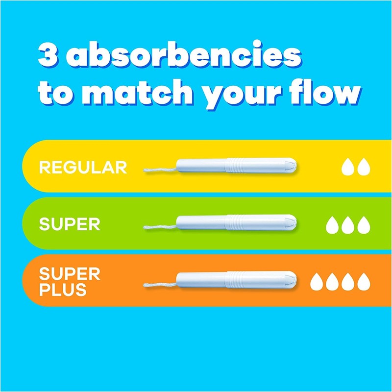 tampax super plus 20's