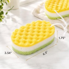 Esponja Baño Lufa Suave Ducha Lavado Corporal Piezas
