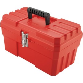 Akro-Mils 9514 14-Inch ProBox Plastic Tool Box, Red                                                                                                   