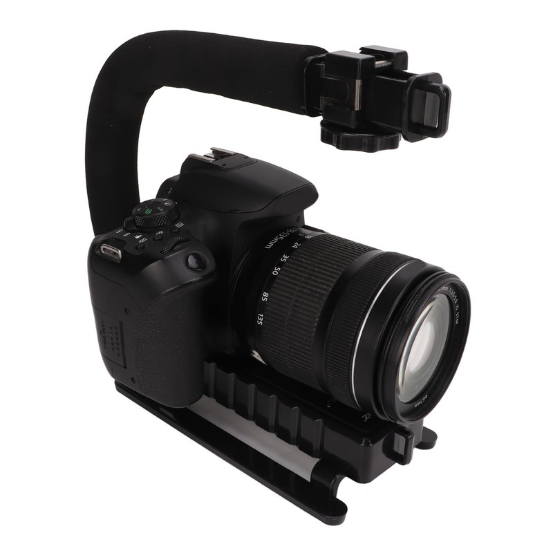 PULUZ U C Shape Video Action Stabilizing Handle Grip ABS