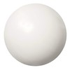 USA SEALING Plastic Ball Stock,Acetal,1-1/2" Dia.,White