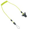 MELOTOUGH Coiled Lanyard,Hard Hat Lanyard with Clamp End,Hard Hat Tether,No