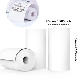 8 Rolls Kids Camera Paper Roll,Sprocket Printer Paper,Thermal Printer Paper,Paper Roll for Kids,Zero Ink Printing Paper for Kids Camera,Easy to Replace,Suitable for Kids Camera Instant Print