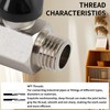 ChillWaves Brass Mini Ball Valve, Shut Off Switch Ball Valve
