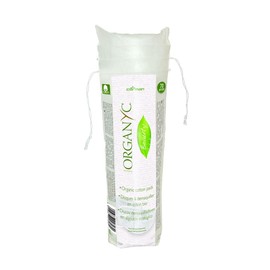 Organic Cotton Pads Made from 100% organic cotton in Biodegradable Packaging 2 x 70 Pieces Pack of 2