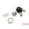 M LOCK Miniature Tubular Camlock 1/4" Toolbox Arcrylic Glasses Door