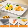 Infumm Titanium cutting boards for Kitchen,Double Sided Food Grade,Pure Titanium