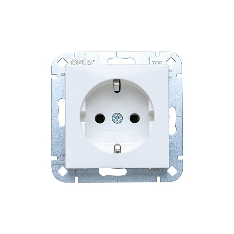OPUS® 55 Earthing Contact Socket Premium without Touch Protection Colour