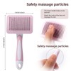 Vinabo Cat Brush,Dog Brush Cat Grooming Comb,Self Cleaning Pet Slicker
