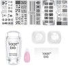SAGEBIO Christmas Nail Stamping Kit – Silicone Nail Art Stamper