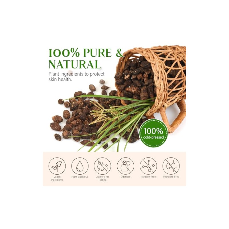 GOGIFTGO Aceite De Cyperus Rotundus Aceite De Cyperus Aceite De