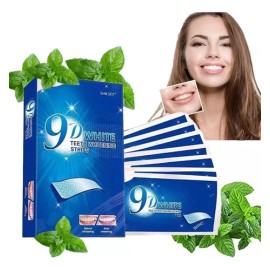 28 Tiras Blanqueadoras Dentales 9d White Higiene Bucal