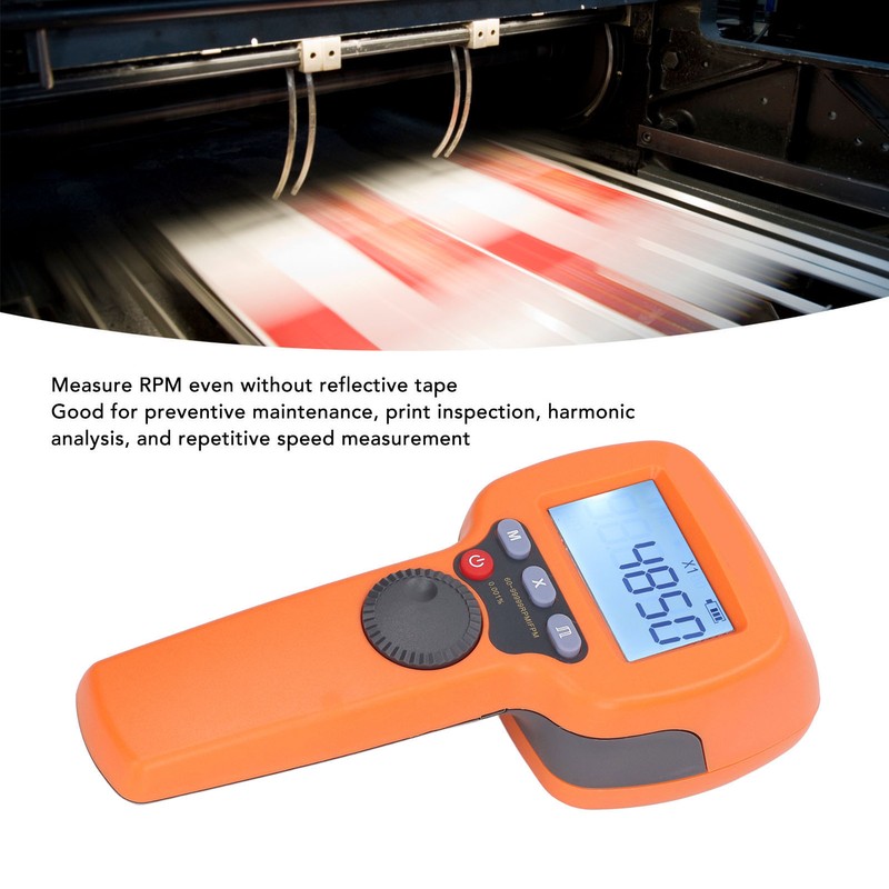 Digital Handheld Stroboscope High Accuracy Prevents Contact LED Flash Strobe