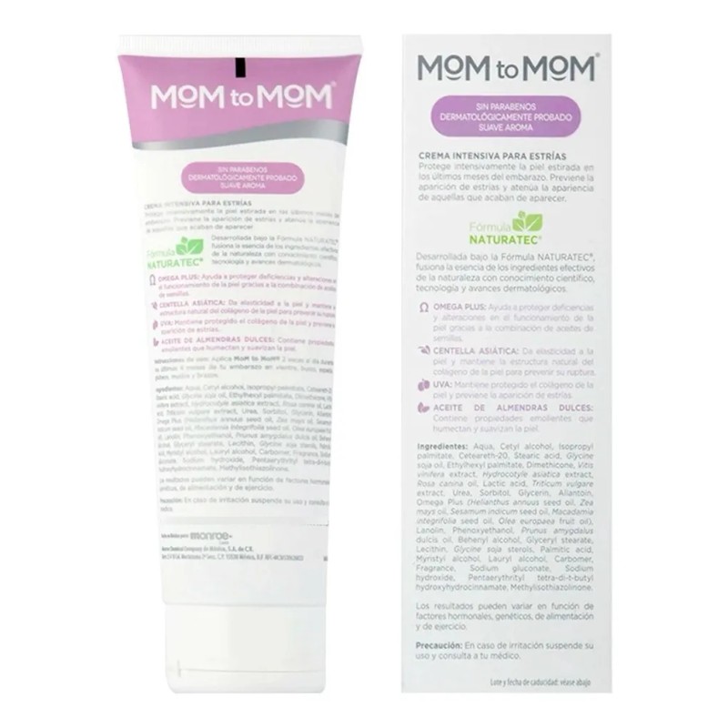 Crema Intensiva Estrías Embarazo Mom Etapa