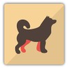 Zirni Husky Dog Silhouette Animal Sticker Decal Design