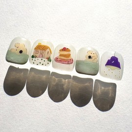 [Ar] Mongsil’s handmade nail tip drawing nail art specialty / [아르] 몽실이 수제네일팁 드로잉네일아트 전문
