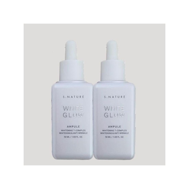 Esnature 에스네이처 화이트 글로우 앰플 50ml+50ml 단일