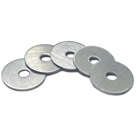 Type 18-8 Stainless Steel Fender Washers Size #10 x 3/4" (pack of 100pcs) Marine Bolt Supply