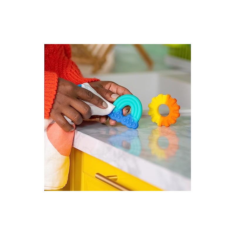 Bright Starts Pack 2 Mordederas de Silicona para Bebés