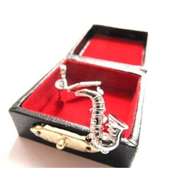 Miniblings Saxophone Cuff Links Cufflinks Buttons + Box Saxophone Sax Musician