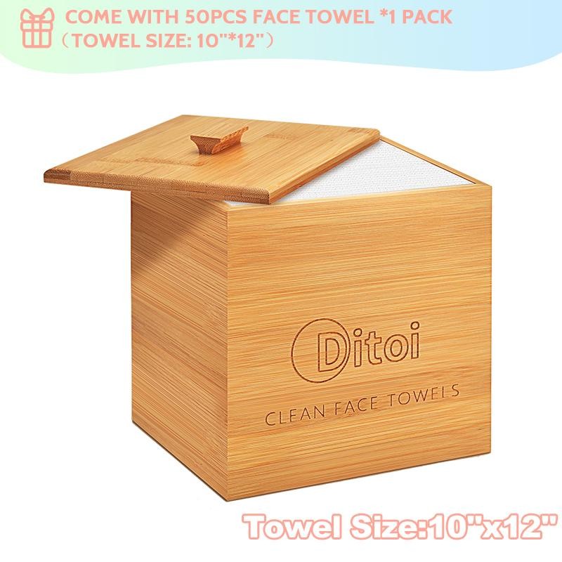 Ditoi Disposable Face Towels Home Use Single-use Towelette:_Box with Drawer