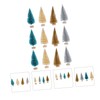 SHOWERORO Artificial Mini Christmas Trees Vivid Pine Trees Desktop Ornaments