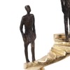 Howard Elliot Golden Spiral Staircase Statue for Home & Garden