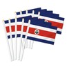 10 PCS Costa Rica Handheld Small Flag, CostaRicans Hand held