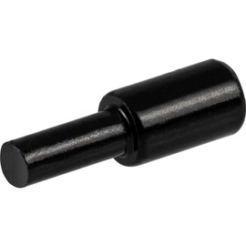 Gedotec Shelf Support Shelf Support Black – Sapphire Nickel-Plated Steel | Drilling Diameter 3 mm | Shelf Support for Wooden Floors - Wooden Shelves | Galvanised Steel Shelf Brackets | Pack of 100 -