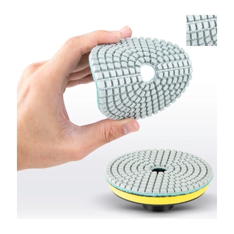 Roxx Tools 5" stone cement Polishing Pad 30 Granite marble