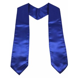 Newrara Estola de graduación, Azul / Patchwork, Medium