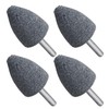 Set 4pcs Metal Grinding Stone Cone Shape – Precision Rotary