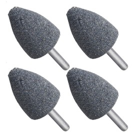 Set 4pcs Metal Grinding Stone Cone Shape – Precision Rotary Tool Grinding Wheel Heads for Sharpening, Polishing & Burr Removal