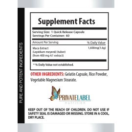 relación fuerte y saludable - MEZCLA MACA PREMIUM 1600mg - orgánica 3 Botellas