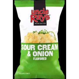 Uncle Ray's Sour Cream & Onion Chips, 2.29 oz (Pack of 12)