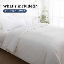 SheRest 1 Piece Duvet Cover King Size - 100% Viscose Derived from Bamboo, Cozy Airy Cooling Comforter Cover for Hot Sleepers, 8 Corner Ties and Zipper Closure, No Comforter, Light Beige, 104"x90"