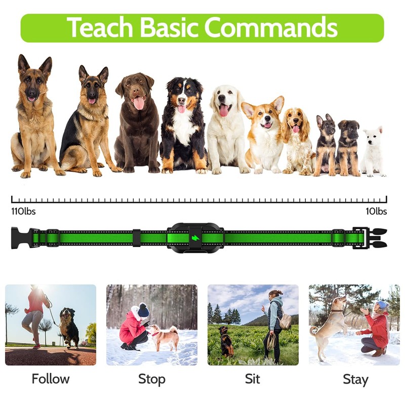DogStop Dog Training Collar Electric Dog Collar with 4 Training