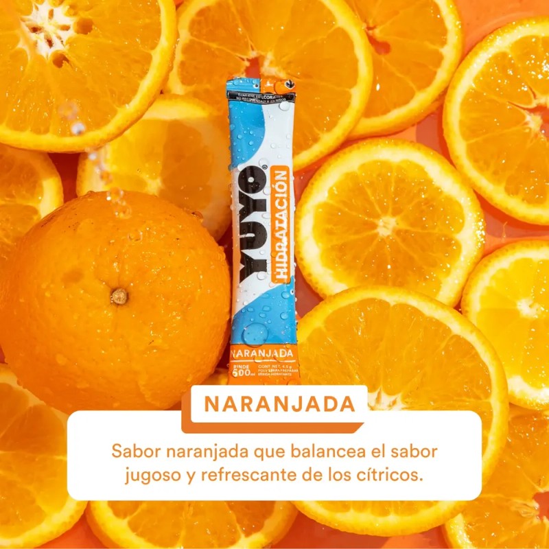 Pack 80 Unidades | Yuyo Vitaminas | Naranja | Electrolitos
