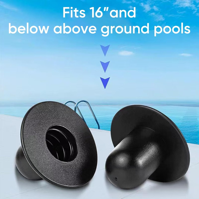Pack of 4 Pool Plugs, Pool Adapter, Pool Sealing Plug,