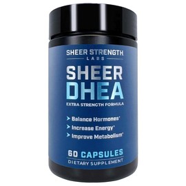DHEA Supplement for Men DHEA 100mg - Pure DHEA Supplement for Men for Strength and Hormone Balance - DHEA for Women and Men - High Purity Enhanced Absorption 60 SV USA