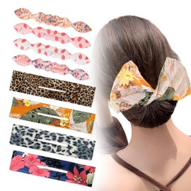8Pcs Deft Bun Maker, 2 Style Deft Hair Bun Maker for Women, Fashion Easy Bun Maker Quick Bun Maker Hair Twist Bun Maker Tool Deft Bun Tool for Long Hair Short Hair Thick Hair